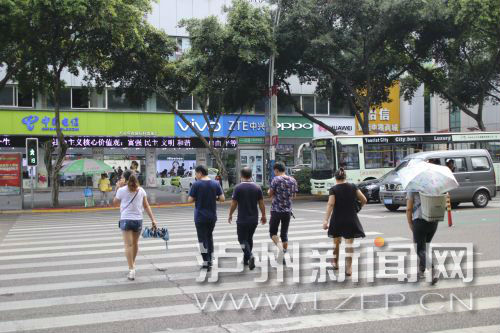 絕大多數(shù)市民都做到了自覺禮讓斑馬線，不橫穿馬路，不翻越欄桿，做到車讓人、人讓車